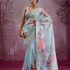 ANX Ritika Sky Blue Chinon Silk Saree Perfect for Wedding, Party, Sangeet, Reception, Onam – . Special Price ₹1899. Delivery 4-6 Working Days. Shop now. | Bollywood Sarees, Creative Sarees, Designer Sarees, Embroidered Sarees, Ethnic Saree, Modern Digital sarees, Party Wear Sarees, Sarees
