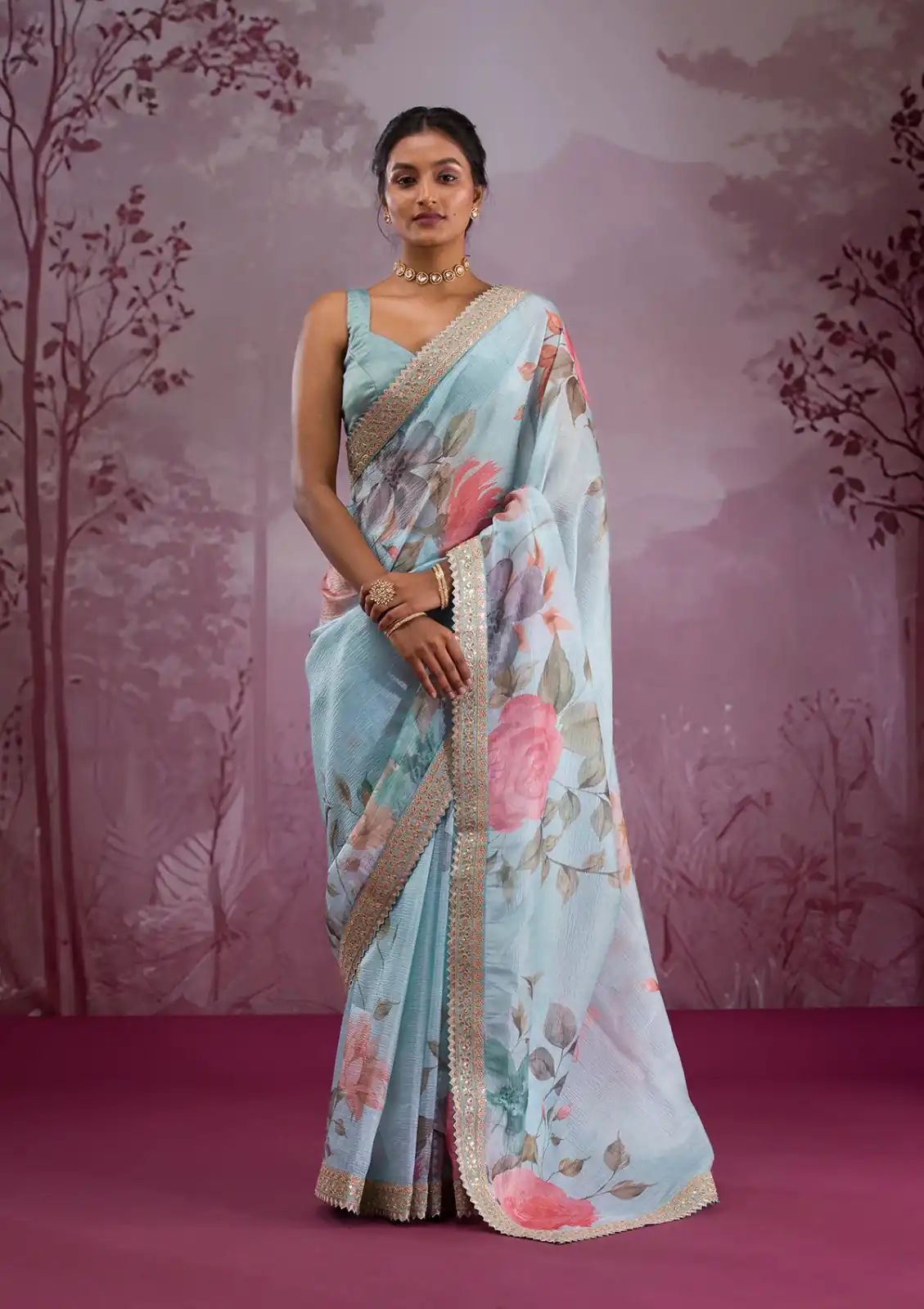 ANX Ritika Sky Blue Chinon Silk Saree Perfect for Wedding, Party, Sangeet, Reception, Onam – . Special Price ₹1899. Delivery 4-6 Working Days. Shop now. | Bollywood Sarees, Creative Sarees, Designer Sarees, Embroidered Sarees, Ethnic Saree, Modern Digital sarees, Party Wear Sarees, Sarees
