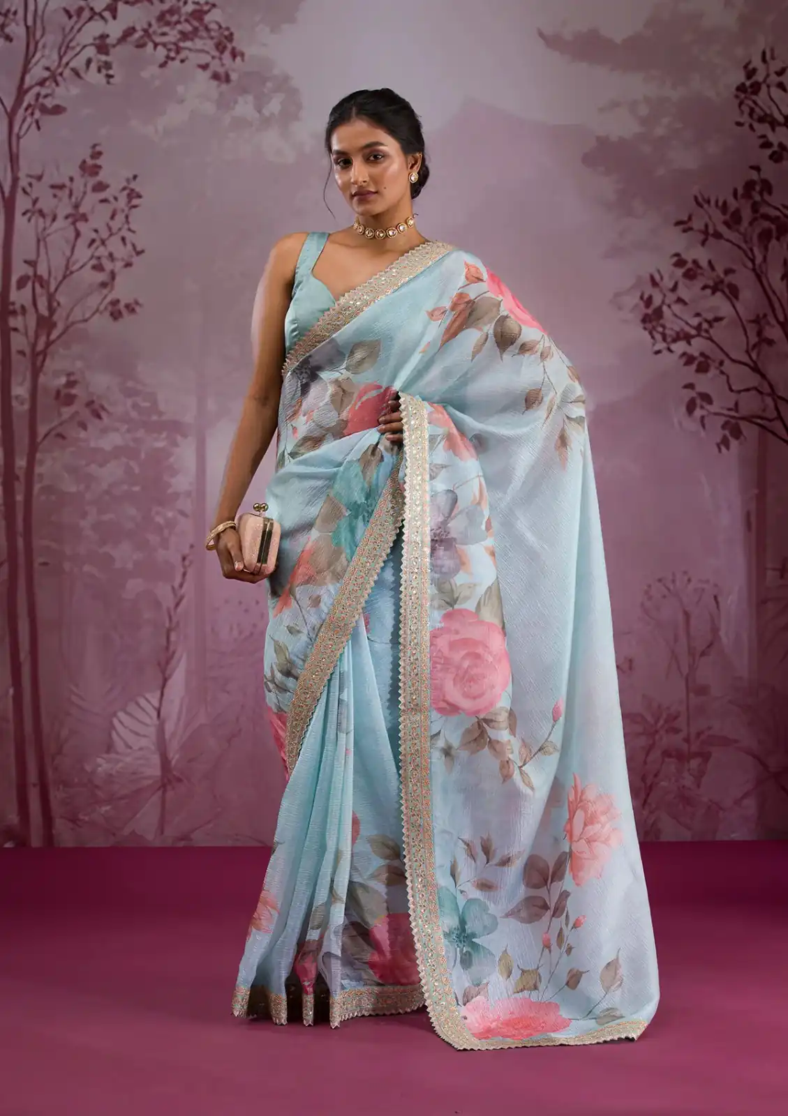 ANX Ritika Sky Blue Chinon Silk Saree Perfect for Wedding, Party, Sangeet, Reception, Onam – . Special Price ₹1899. Delivery 4-6 Working Days. Shop now. | Bollywood Sarees, Creative Sarees, Designer Sarees, Embroidered Sarees, Ethnic Saree, Modern Digital sarees, Party Wear Sarees, Sarees