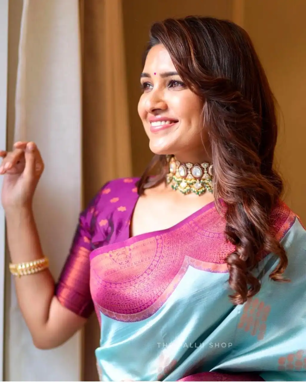 KPR 133 Sky Blue Color Soft Lichi Silk Saree with Designer Work. Exclusive Offer ₹1399. Delivery 4-6 Working Days. Shop now. | Bollywood Sarees, Creative Sarees, Designer Sarees, Embroidered Sarees, Ethnic Saree, Modern Digital sarees, Party Wear Sarees, Sarees