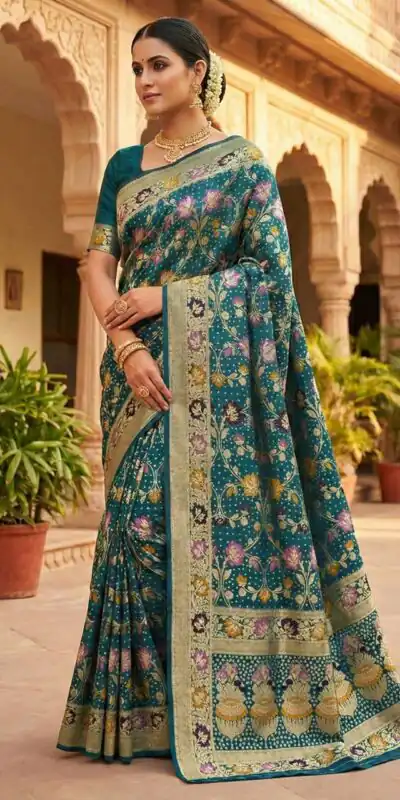 MS 546 Teal in Color Banarasi Silk Zari Work All Over Saree . Available at ₹1649 only. Delivery 4-6 Working Days. Shop now. | Bollywood Sarees, Creative Sarees, Designer Sarees, Embroidered Sarees, Ethnic Saree, Modern Digital sarees, Party Wear Sarees, Sarees