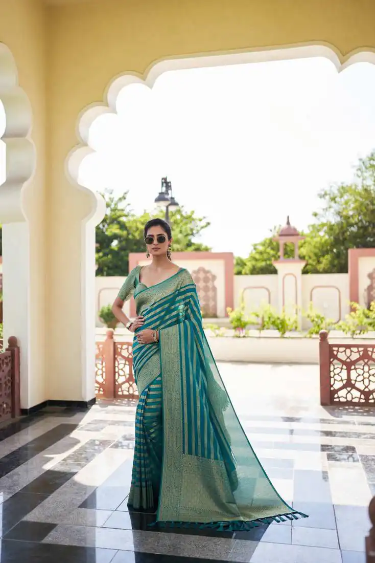 KPR 232 Teal Soft Lichi Silk Saree Perfect for Wedding, Party, Anniversary, Sangeet, Baby Shower – . Now at just ₹1399. Delivery 4-6 Working Days. Shop n | Bollywood Sarees, Creative Sarees, Designer Sarees, Embroidered Sarees, Ethnic Saree, Modern Digital sarees, Party Wear Sarees, Sarees