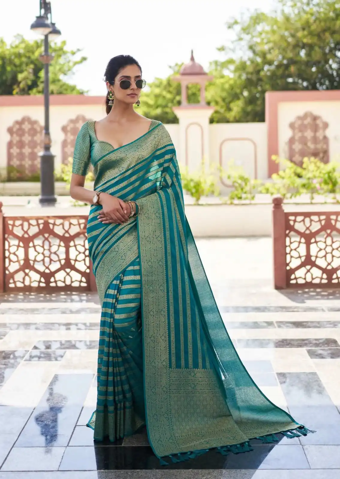 KPR 232 Teal Soft Lichi Silk Saree Perfect for Wedding, Party, Anniversary, Sangeet, Baby Shower – . Now at just ₹1399. Delivery 4-6 Working Days. Shop n | Bollywood Sarees, Creative Sarees, Designer Sarees, Embroidered Sarees, Ethnic Saree, Modern Digital sarees, Party Wear Sarees, Sarees