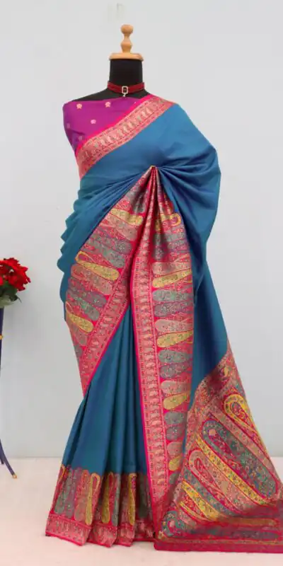 MB 66 Teal in Color Paithani Silk Lace Border & Lace Work Saree . Special Price ₹2399. Delivery 4-6 Working Days. Shop now. | Bollywood Sarees, Creative Sarees, Designer Sarees, Embroidered Sarees, Ethnic Saree, Modern Digital sarees, Party Wear Sarees, Sarees