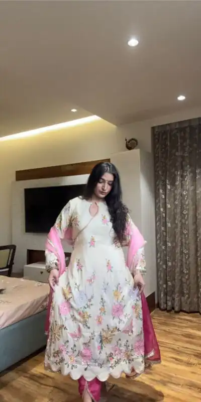 BE 418 White in White Chinon Embroidery Work & Lace Work Salwar Suit . Festive Deal ₹2499. Delivery 4-6 Working Days. Shop now. | Designer Suits, Jump Suits, Tops & Bottoms, Track Suits, Trendy Wear, Casual Suits, Creative suits, Palazzo Suits, Party Wear Suits, Patiala Suits, Salwar suit, Straight Suits