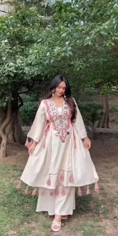 KD 1516 White Rayon Thread With Real Mirror Work Salwar Suit. Wedding, Party, Festive, Events, Best Price ₹1999. Delivery 4-6 Working Days. Shop now. | Jump Suits, Tops & Bottoms, Track Suits, Trendy Wear, Casual Suits, Creative suits, Designer Suits, Palazzo Suits, Party Wear Suits, Patiala Suits, Salwar suit, Straight Suits