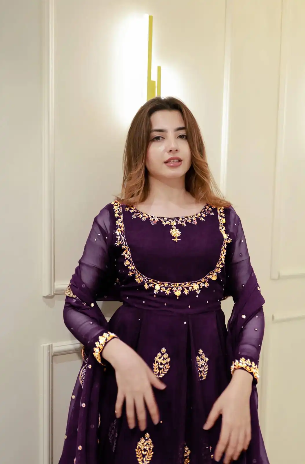 LG 2006 Wine Georgette Gown Perfect for Wedding, Party, Engagement, Diwali, Sangeet . Exclusive Offer ₹1999. Delivery 4-6 Working Days. Shop now. | Bollywood Gowns, Creative Gowns, Designer Gowns, Embroidered Gowns, Gowns, Party Wear Gowns