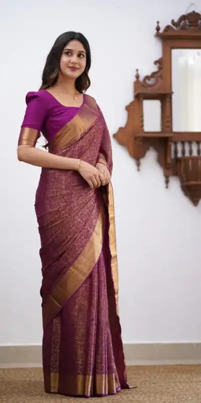 KPR 168 Wine in Soft Lichi Silk Lace Border & Lace Work Saree . Available at ₹1299 only. Delivery 4-6 Working Days. Shop now. | Bollywood Sarees, Creative Sarees, Designer Sarees, Embroidered Sarees, Ethnic Saree, Modern Digital sarees, Party Wear Sarees, Sarees