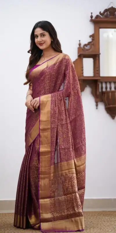 KPR 168 Wine in Soft Lichi Silk Lace Border & Lace Work Saree . Available at ₹1299 only. Delivery 4-6 Working Days. Shop now. | Bollywood Sarees, Creative Sarees, Designer Sarees, Embroidered Sarees, Ethnic Saree, Modern Digital sarees, Party Wear Sarees, Sarees