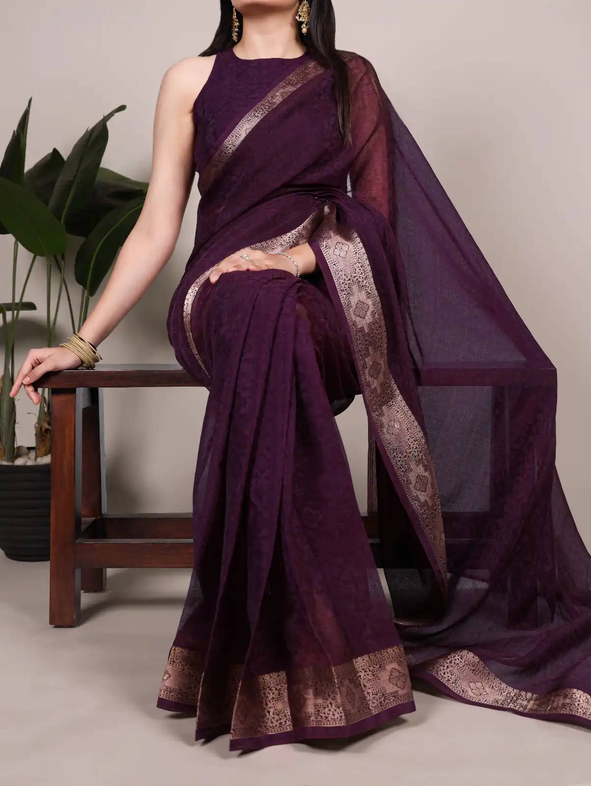 YNF 7911 Wine Poly Shimmer Saree Perfect for Wedding, Party, Ganesh Chaturthi, Bridal Wear, Temple Visit –. Available at ₹1499 only. Delivery 4-6 Workin | Bollywood Sarees, Creative Sarees, Designer Sarees, Embroidered Sarees, Ethnic Saree, Modern Digital sarees, Party Wear Sarees, Sarees