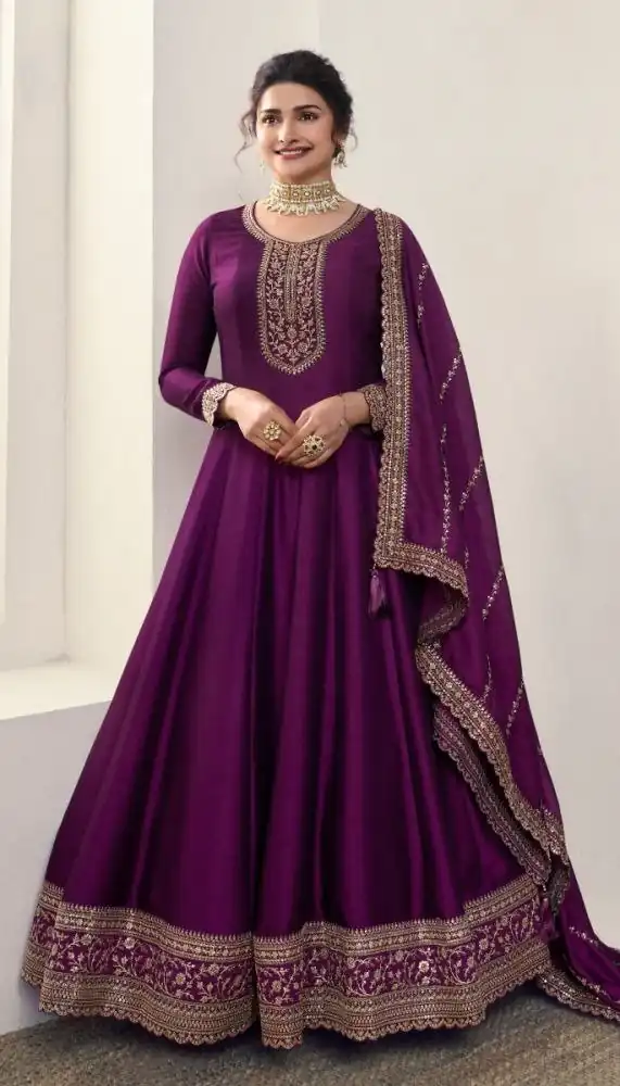 DS V 67741 Wine Silk Georgette Salwar Suit with Embroidery Work. Available at ₹2549 only. Delivery 4-6 Working Days. Shop now. | Jump Suits, Straight Suits, Tops & Bottoms, Track Suits, Trendy Wear, Casual Suits, Creative suits, Designer Suits, Palazzo Suits, Party Wear Suits, Patiala Suits, Salwar suit