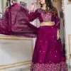Ram 147 Wine Vichitra Silk Lehenga Choli Perfect for Wedding, Party, Ganesh Chaturthi, Housewarming, Engagement – . Introductory Price ₹3349. Delivery | Bollywood Lehenga, Creative Lehenga, Designer Lehenga, Embroidered Lehenga, Lehenga, Party Wear Lehenga