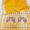 MB 2 Yellow Paithani Silk Saree with Lace Work & Zari Work. Introductory Price ₹2049. Delivery 4-6 Working Days. Shop now. | Bollywood Sarees, Creative Sarees, Designer Sarees, Embroidered Sarees, Ethnic Saree, Modern Digital sarees, Party Wear Sarees, Sarees