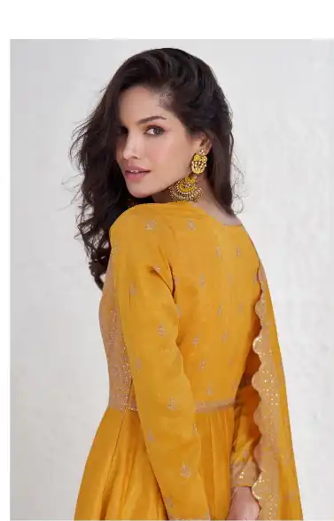 FC Saroj 9943 Yellow Vichitra Salwar Suit with Embroidery Work & Lace Work. Special Price ₹3049. Delivery 4-6 Working Days. Shop now. | Jump Suits, Straight Suits, Tops & Bottoms, Track Suits, Trendy Wear, Casual Suits, Creative suits, Designer Suits, Palazzo Suits, Party Wear Suits, Patiala Suits, Salwar suit