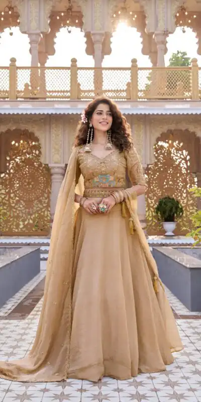 Chiku Crunchy Embroidery Work Lehenga Choli