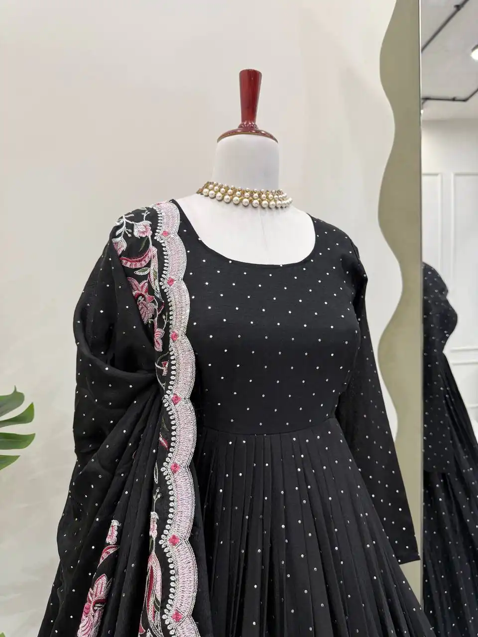RTC 5873 Black Color Chinon Silk Salwar Suit with Designer Work. Exclusive Offer ₹2449. Delivery 4-6 Working Days. Shop now. | Jump Suits, Straight Suits, Casual Suits, Creative suits, Designer Suits, Palazzo Suits, Party Wear Suits, Patiala Suits, Salwar suit