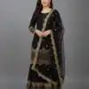 ZF 250 Black Color Faux Georgette Embroidery Sequence Work Sharara Suit Wedding, Party, Festive, Events Etc. Expected Delivery 4-6 Working Days @2099/- | Jump Suits, Straight Suits, Casual Suits, Creative suits, Designer Suits, Palazzo Suits, Party Wear Suits, Patiala Suits, Salwar suit