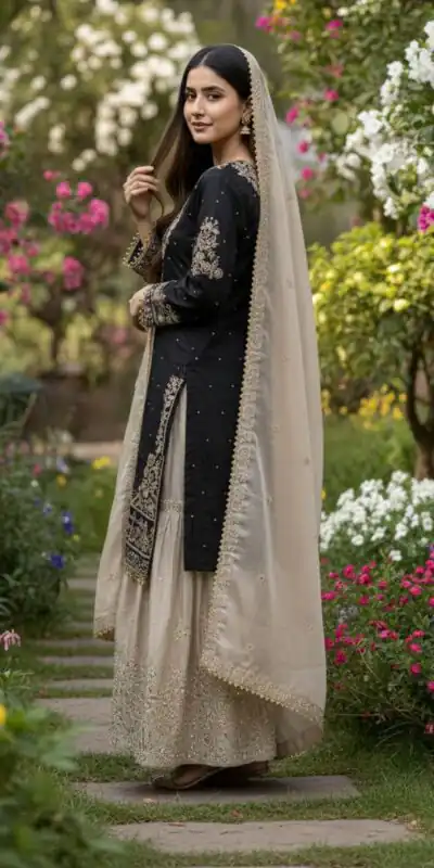 SR 1694 Black Organza Silk Salwar Suit with Embroidery Work & Lace Work. Exclusive Offer ₹1999. Delivery 4-6 Working Days. Shop now. | Jump Suits, Straight Suits, Casual Suits, Creative suits, Designer Suits, Palazzo Suits, Party Wear Suits, Patiala Suits, Salwar suit