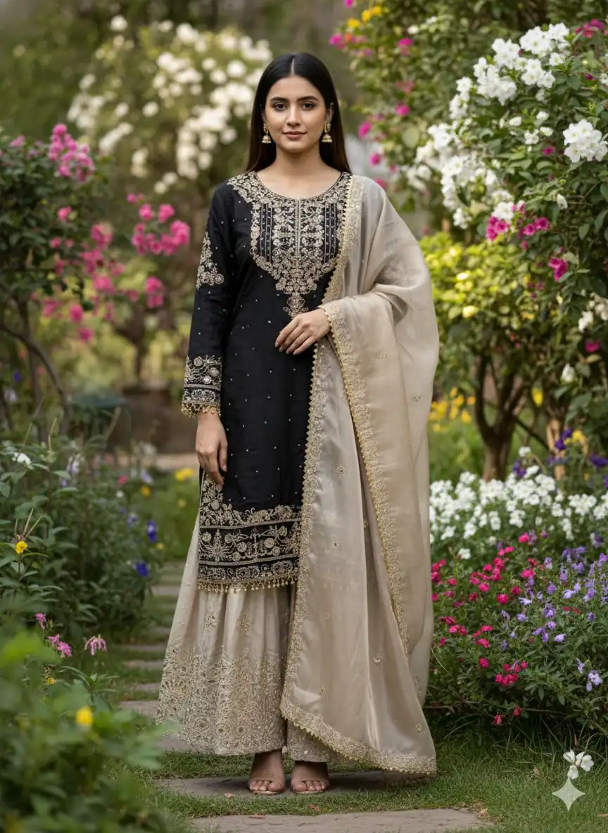 SR 1694 Black Organza Silk Salwar Suit with Embroidery Work & Lace Work. Exclusive Offer ₹1999. Delivery 4-6 Working Days. Shop now. | Jump Suits, Straight Suits, Casual Suits, Creative suits, Designer Suits, Palazzo Suits, Party Wear Suits, Patiala Suits, Salwar suit