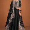 FC 9577 Black Color Vichitra Salwar Suit with Embroidery Work. Available at ₹2649 only. Delivery 4-6 Working Days. Shop now. | Jump Suits, Straight Suits, Casual Suits, Creative suits, Designer Suits, Palazzo Suits, Party Wear Suits, Patiala Suits, Salwar suit