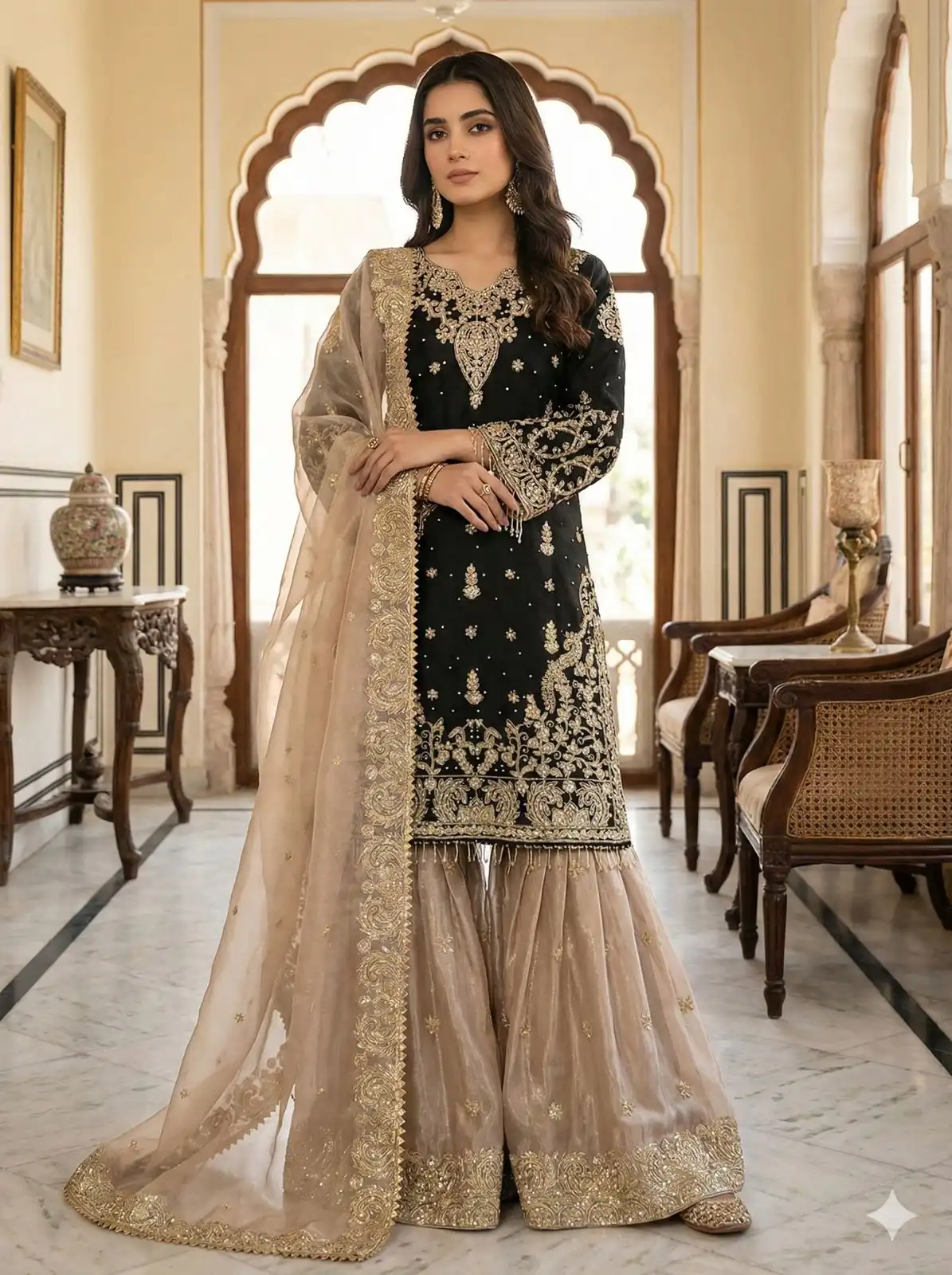 SR 1702 Black in Zimmy Choo Silk Lace Work & Embroidery Work Salwar Suit . Affordable Price ₹1949. Delivery 4-6 Working Days. Shop now. | Jump Suits, Straight Suits, Tops & Bottoms, Track Suits, Trendy Wear, Casual Suits, Creative suits, Designer Suits, Palazzo Suits, Party Wear Suits, Patiala Suits, Salwar suit