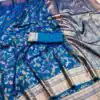 MB 548 Blue Banarasi silk Saree with Zari Work & Lace Work. Wedding, Party, Festive, Now at just ₹1949. Delivery 4-6 Working Days. Shop now. | Bollywood Sarees, Creative Sarees, Designer Sarees, Embroidered Sarees, Ethnic Saree, Modern Digital sarees, Party Wear Sarees, Sarees