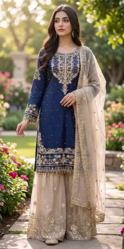 SR 1694 Blue Organza Silk Salwar Suit with Embroidery Work & Lace Work. Exclusive Offer ₹1999. Delivery 4-6 Working Days. Shop now. | Jump Suits, Straight Suits, Casual Suits, Creative suits, Designer Suits, Palazzo Suits, Party Wear Suits, Patiala Suits, Salwar suit