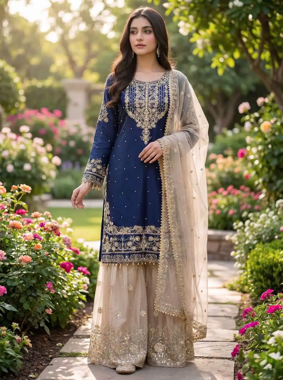 SR 1694 Blue Organza Silk Salwar Suit with Embroidery Work & Lace Work. Exclusive Offer ₹1999. Delivery 4-6 Working Days. Shop now. | Jump Suits, Straight Suits, Casual Suits, Creative suits, Designer Suits, Palazzo Suits, Party Wear Suits, Patiala Suits, Salwar suit
