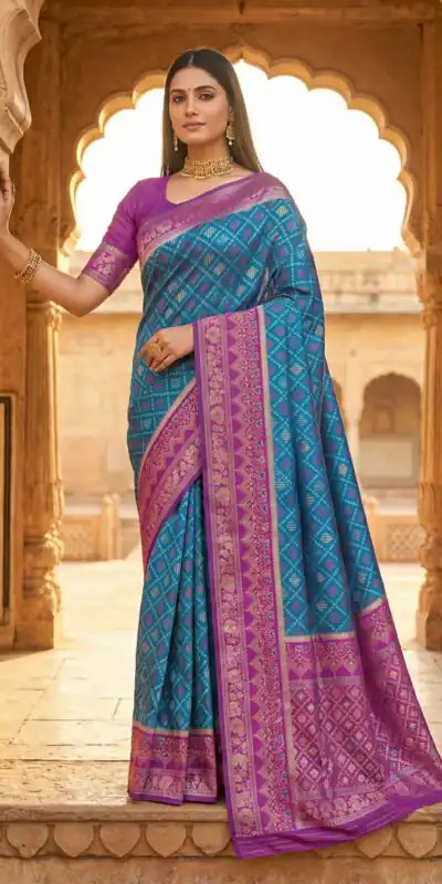 MB 6088 Blue Color Lace Work & Zari Work Sareein Pochampalli Silk. Best Price ₹2049. Delivery 4-6 Working Days. Shop now. | Bollywood Sarees, Creative Sarees, Designer Sarees, Embroidered Sarees, Ethnic Saree, Modern Digital sarees, Party Wear Sarees, Sarees