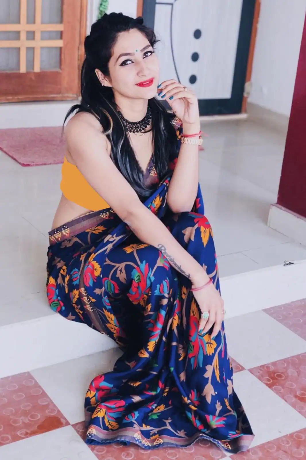 KT 131 Blue Digital Print & Lace Work Saree in Blue Softy Silk. Introductory Price ₹1499. Delivery 4-6 Working Days. Shop now. | Bollywood Sarees, Creative Sarees, Designer Sarees, Embroidered Sarees, Ethnic Saree, Modern Digital sarees, Party Wear Sarees, Sarees