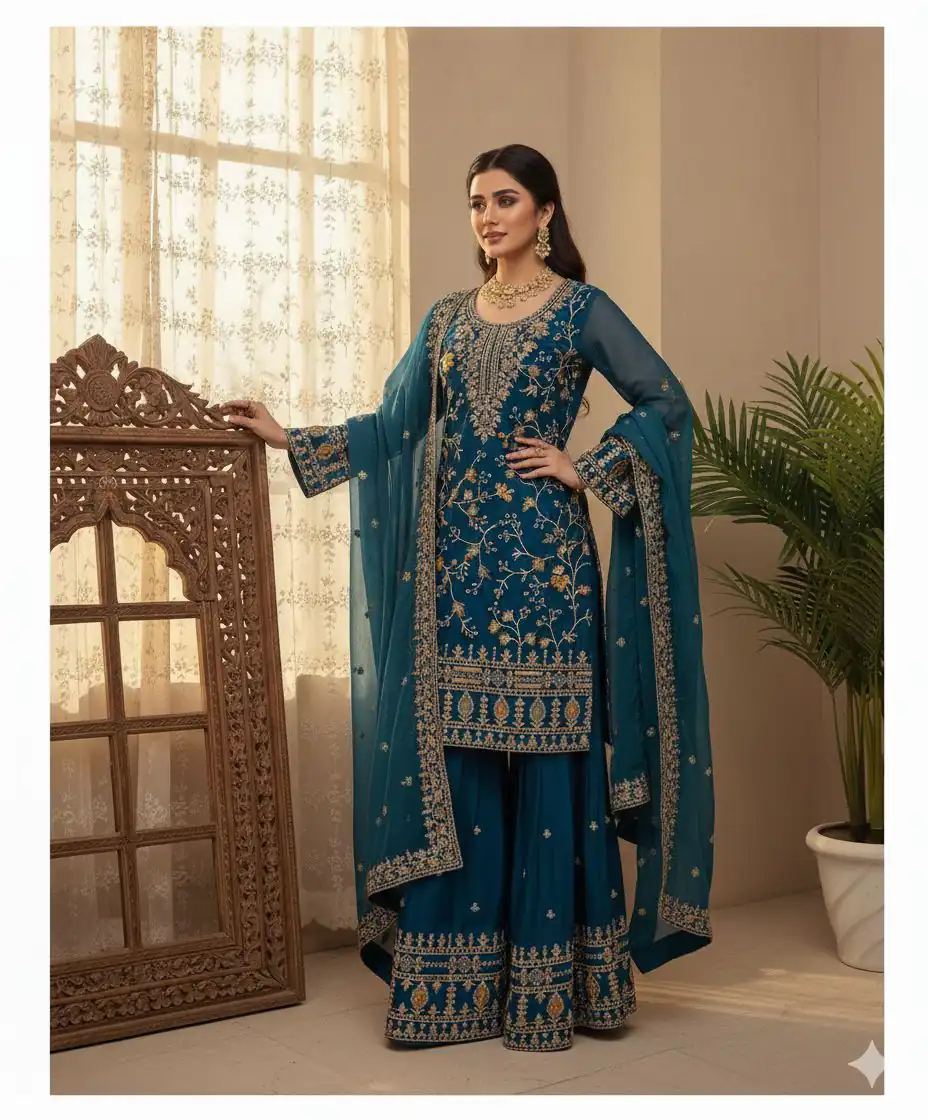 BE 447 Blue Color Zimmy Choo Salwar Suit with Embroidery Work. Online Get it for ₹2399. Delivery 4-6 Working Days. Shop now. | Jump Suits, Straight Suits, Casual Suits, Creative suits, Designer Suits, Palazzo Suits, Party Wear Suits, Patiala Suits, Salwar suit