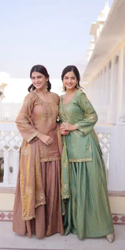 KA 1229 Brown Fendi Crush Salwar Suit Perfect for Wedding, Party, Onam, Temple Visit, Traditional Day – . Best Price ₹2399. Delivery 4-6 Working Days. | Jump Suits, Straight Suits, Casual Suits, Creative suits, Designer Suits, Palazzo Suits, Party Wear Suits, Patiala Suits, Salwar suit