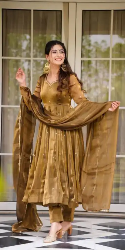 RTC 5897 Brown in Organza Silk Lace Border & Lace Work Salwar Suit . Grab it for ₹2099. Delivery 4-6 Working Days. Shop now. | Jump Suits, Straight Suits, Tops & Bottoms, Track Suits, Trendy Wear, Casual Suits, Creative suits, Designer Suits, Palazzo Suits, Party Wear Suits, Patiala Suits, Salwar suit