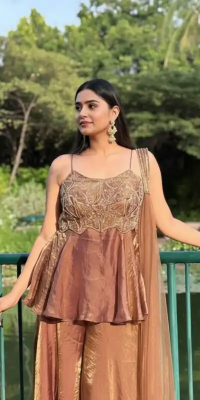 LG 2055 Brown Organza Silk Salwar Suit Perfect for Wedding, Party, Ganesh Chaturthi, Bridal Wear, Lohri – . Special Price ₹1849. Delivery 4-6 Working | Jump Suits, Straight Suits, Tops & Bottoms, Track Suits, Trendy Wear, Casual Suits, Creative suits, Designer Suits, Palazzo Suits, Party Wear Suits, Patiala Suits, Salwar suit