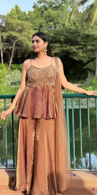 LG 2055 Brown Organza Silk Salwar Suit Perfect for Wedding, Party, Ganesh Chaturthi, Bridal Wear, Lohri – . Special Price ₹1849. Delivery 4-6 Working | Jump Suits, Straight Suits, Tops & Bottoms, Track Suits, Trendy Wear, Casual Suits, Creative suits, Designer Suits, Palazzo Suits, Party Wear Suits, Patiala Suits, Salwar suit