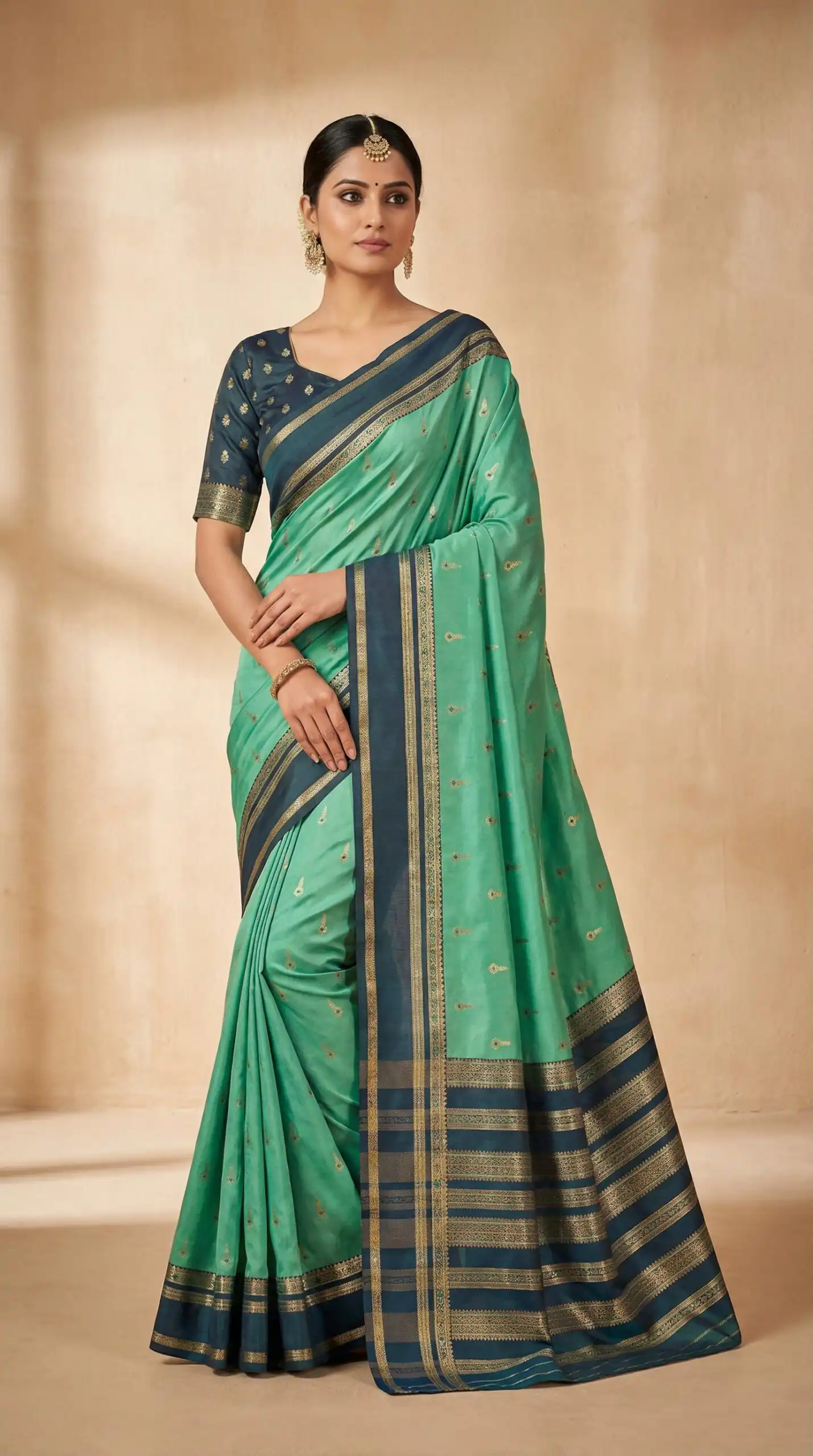 MB 3325 Firozi in Color Banarasi Silk Zari Work & Lace Work Saree . Now at just ₹1949. Delivery 4-6 Working Days. Shop now. | Bollywood Sarees, Creative Sarees, Designer Sarees, Embroidered Sarees, Ethnic Saree, Modern Digital sarees, Party Wear Sarees, Sarees