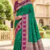 MB 187 Firozi in Soft Banarasi Zari Work & Lace Work Saree . Available at ₹2049 only. Delivery 4-6 Working Days. Shop now. | Bollywood Sarees, Creative Sarees, Designer Sarees, Embroidered Sarees, Ethnic Saree, Modern Digital sarees, Party Wear Sarees, Sarees
