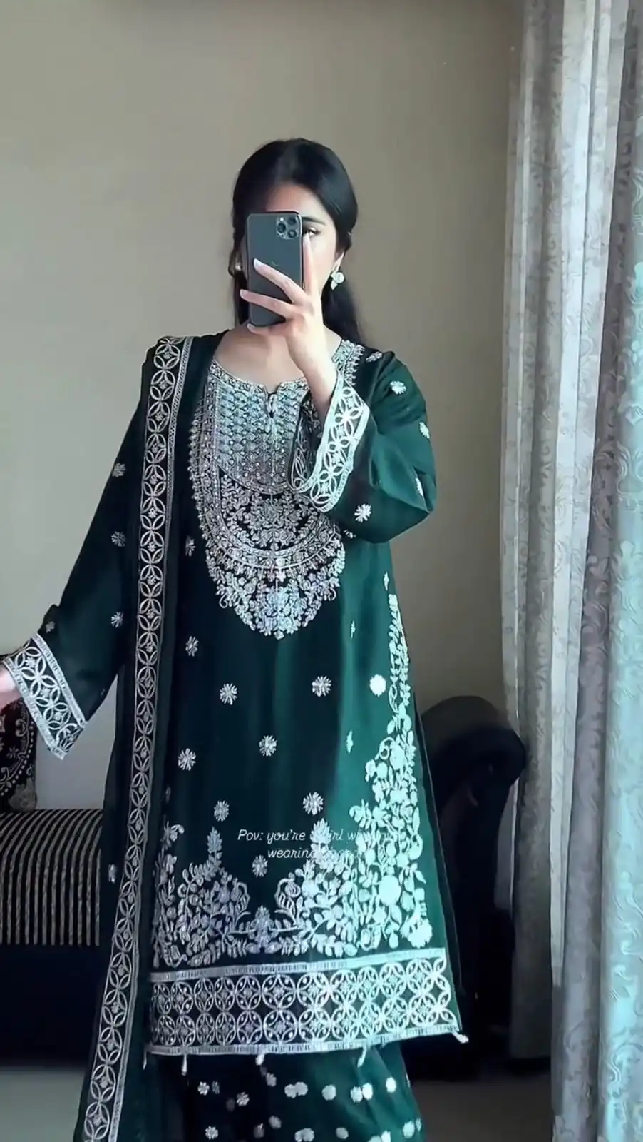 KD 1561 Green Faux Georgette Salwar Suit Perfect for Wedding, Party, Holi, Haldi, Sangeet – . Best Price ₹2399. Delivery 4-6 Working Days. Shop now. | Jump Suits, Straight Suits, Casual Suits, Creative suits, Designer Suits, Palazzo Suits, Party Wear Suits, Patiala Suits, Salwar suit