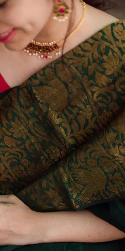 KPR 070 Green Color Soft Lichi Silk Saree with Lace Border & Lace Work. Best Price ₹1349. Delivery 4-6 Working Days. Shop now. | Bollywood Sarees, Creative Sarees, Designer Sarees, Embroidered Sarees, Ethnic Saree, Modern Digital sarees, Party Wear Sarees, Sarees