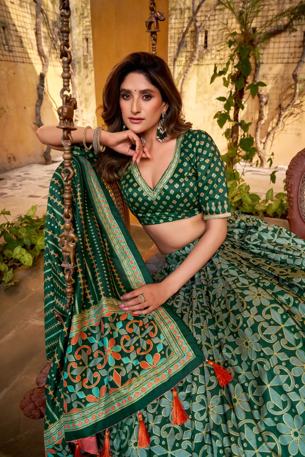LNB 1201 Green Tasar Silk Lehenga Choli Perfect for Wedding, Party, Traditional Day, Sangeet, Housewarming – . Introductory Price ₹2499. Delivery 4- | Bollywood Lehenga, Creative Lehenga, Designer Lehenga, Embroidered Lehenga, Lehenga, Party Wear Lehenga