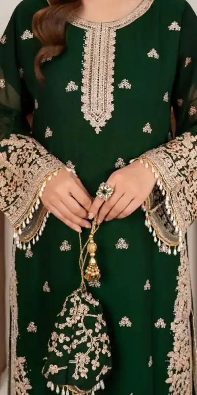 LG 2059 Green Color Zimmy Choo Salwar Suit with Embroidery Work. Wedding, Party, Festive, Events, Grab it for ₹2399. Delivery 4-6 Working Days. Shop now. | Jump Suits, Straight Suits, Casual Suits, Creative suits, Designer Suits, Palazzo Suits, Party Wear Suits, Patiala Suits, Salwar suit