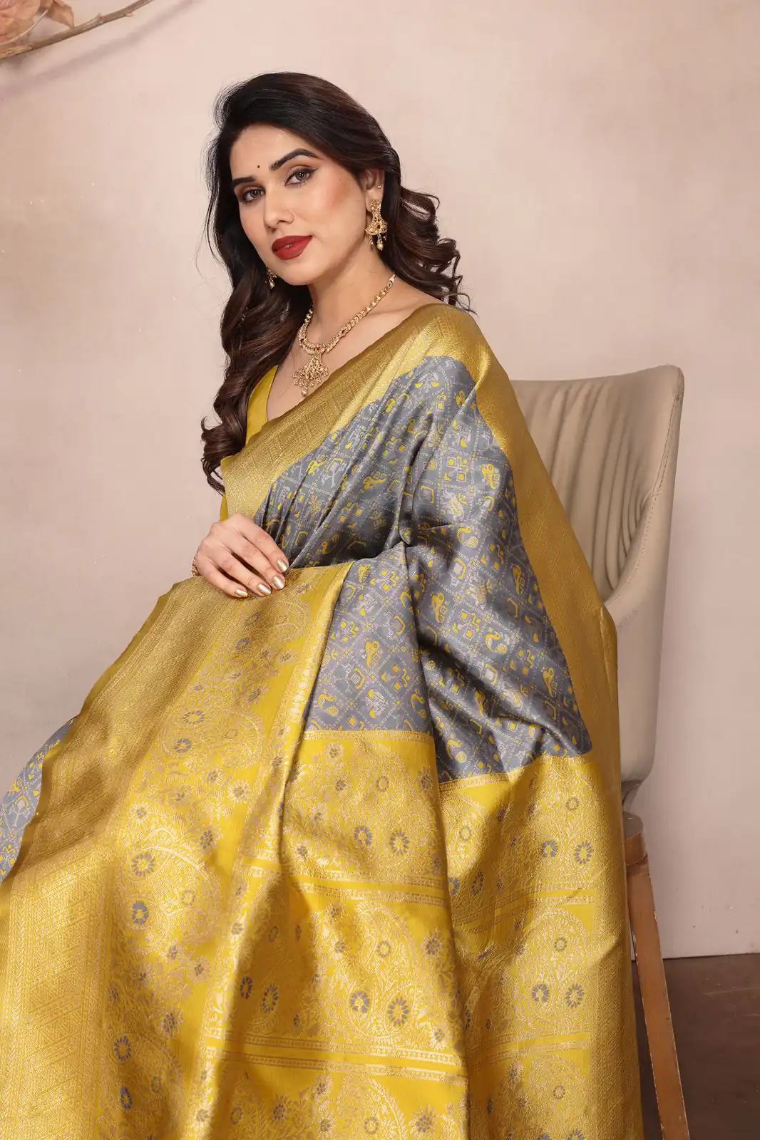KPR 216 Grey in Soft Lichi Silk Lace Border & Lace Work Saree . Exclusive Offer ₹1449. Delivery 4-6 Working Days. Shop now. | Bollywood Sarees, Creative Sarees, Designer Sarees, Embroidered Sarees, Ethnic Saree, Modern Digital sarees, Party Wear Sarees, Sarees