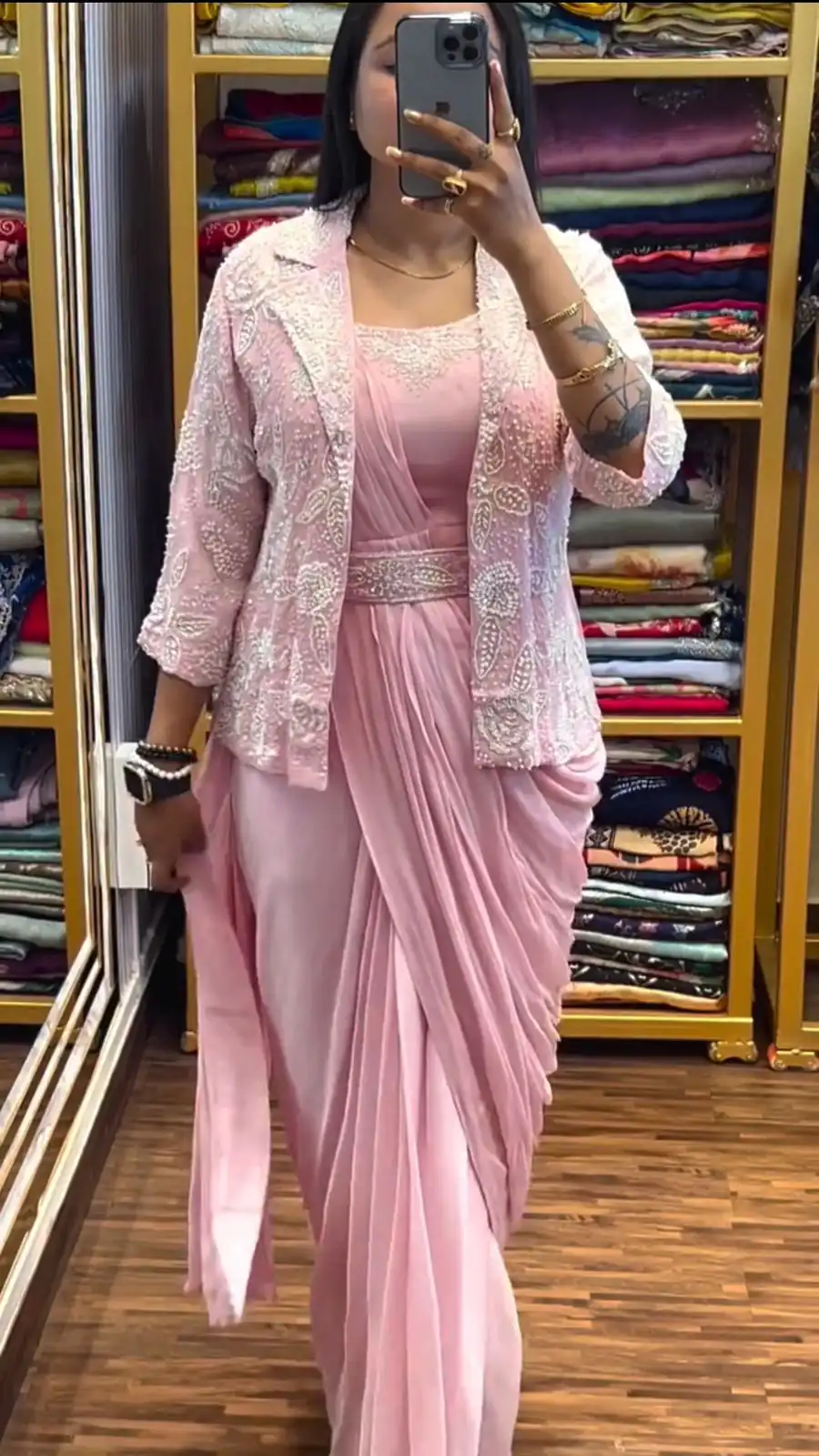 BB 58 Light Pink Chinon Silk Saree Perfect for Wedding, Party, Engagement, Baby Shower, Sangeet – . Available at ₹1999 only. Delivery 4-6 Working Day | Bollywood Sarees, Creative Sarees, Designer Sarees, Embroidered Sarees, Ethnic Saree, Modern Digital sarees, Party Wear Sarees, Sarees