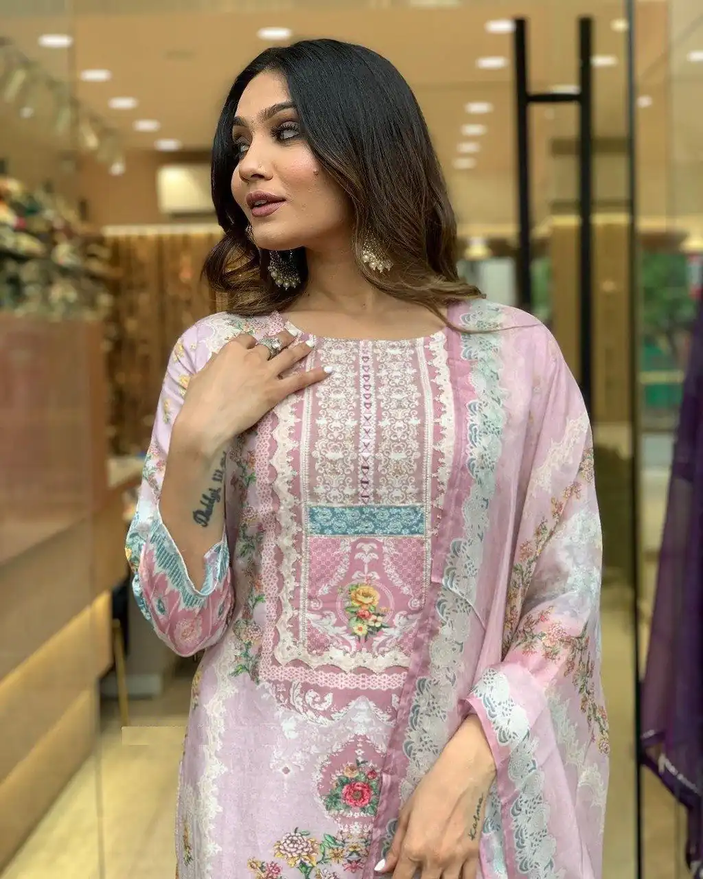 DC G22 Light Pink in Maslin Digital Print Salwar Suit . Wedding, Party, Festive, Events, Introductory Price ₹1749. Delivery 4-6 Working Days. Shop now. | Jump Suits, Straight Suits, Casual Suits, Creative suits, Designer Suits, Palazzo Suits, Party Wear Suits, Patiala Suits, Salwar suit