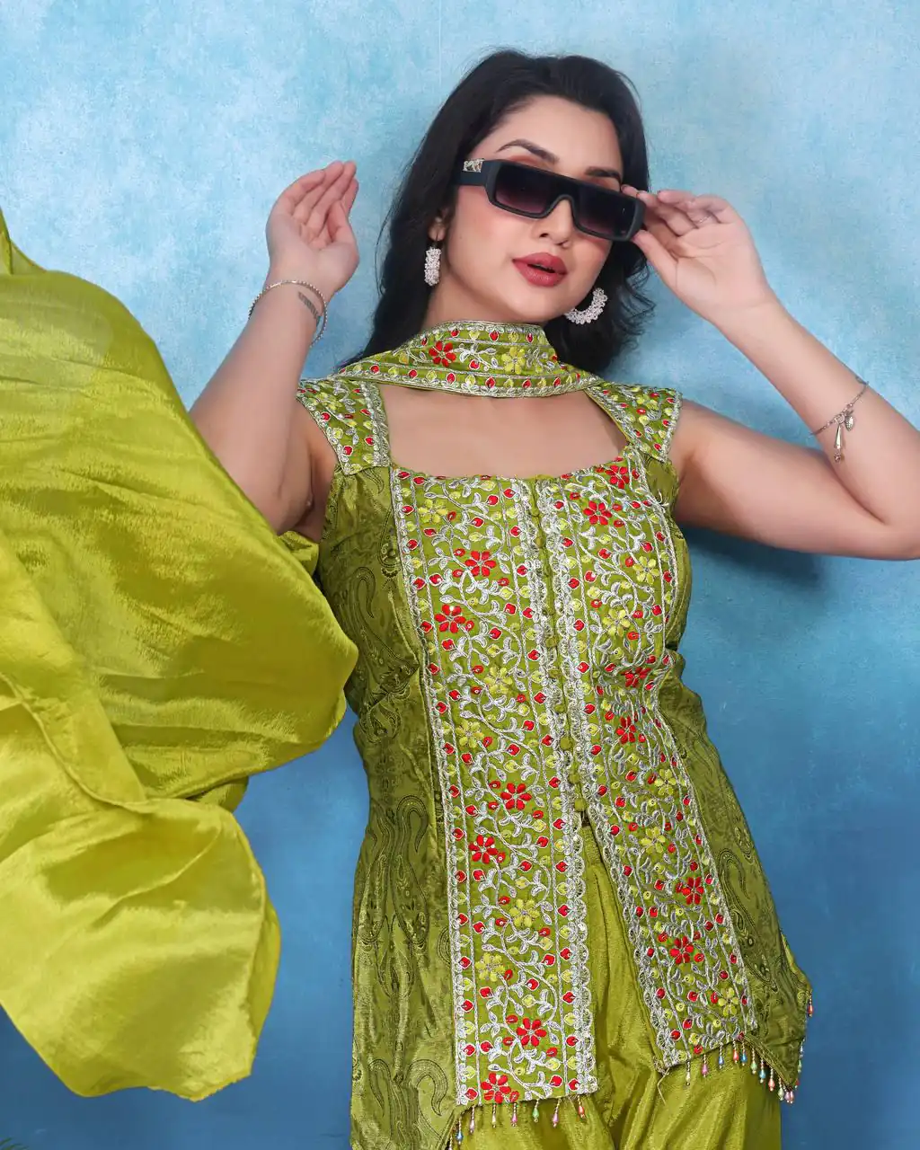 BB 16 Lime Yellow Chinon Salwar Suit Perfect for Wedding, Party, Baby Shower, Sangeet, Family Gatherings – . Grab it for ₹2099. Delivery 4-6 Wor | Jump Suits, Straight Suits, Casual Suits, Creative suits, Designer Suits, Palazzo Suits, Party Wear Suits, Patiala Suits, Salwar suit