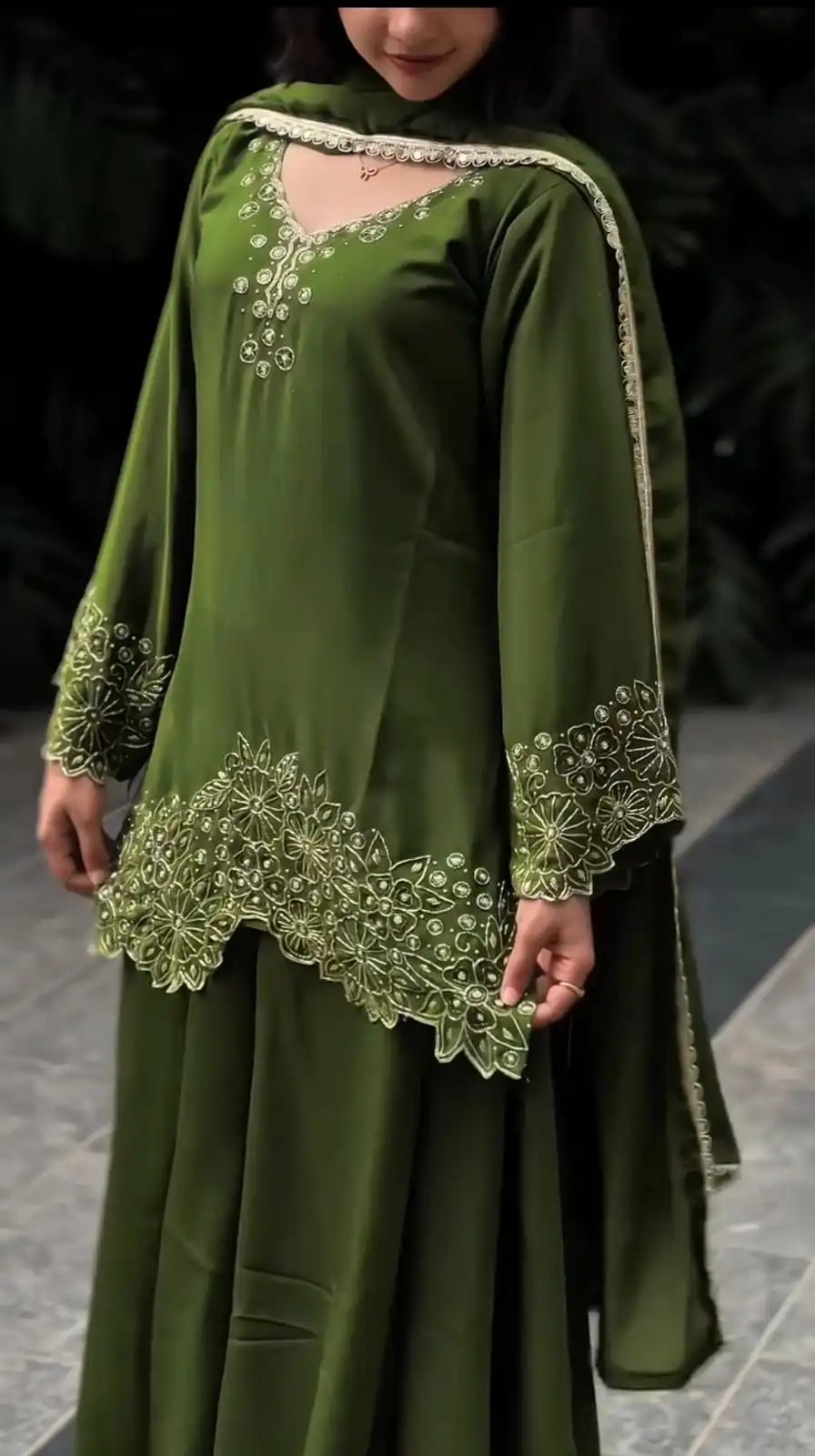 VLM 281 Mahendi in Chinon Silk Embroidery Work & Lace Work Salwar Suit . Special Price ₹1899. Delivery 4-6 Working Days. Shop now. | Jump Suits, Straight Suits, Casual Suits, Creative suits, Designer Suits, Palazzo Suits, Party Wear Suits, Patiala Suits, Salwar suit