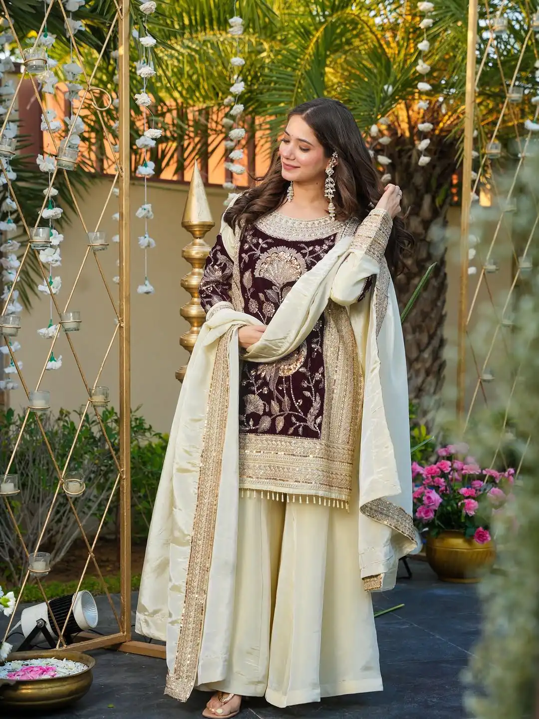 AD 221 Maroon in Glass Organza Silk. Lace Work & Embroidery Work Salwar Suit Affordable Price ₹2599. Delivery 4-6 Working Days. Shop now. | Jump Suits, Straight Suits, Casual Suits, Creative suits, Designer Suits, Palazzo Suits, Party Wear Suits, Patiala Suits, Salwar suit