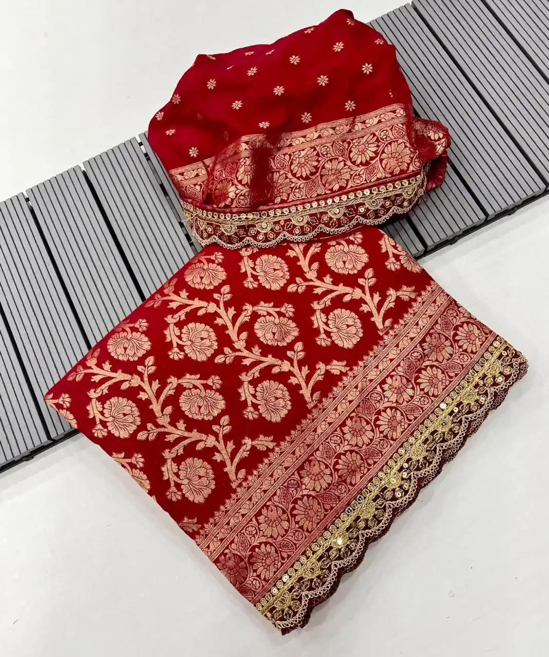 MS 451 Maroon Litchi Silk Saree with Embroidery Work & Lace Work. Available at ₹1399 only. Delivery 4-6 Working Days. Shop now. | Bollywood Sarees, Creative Sarees, Designer Sarees, Embroidered Sarees, Ethnic Saree, Modern Digital sarees, Party Wear Sarees, Sarees