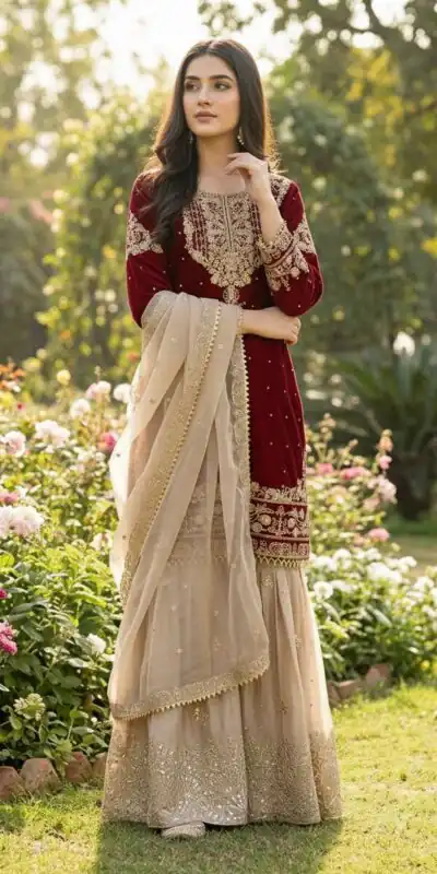 SR 1694 Maroon Organza Silk Salwar Suit with Embroidery Work & Lace Work. Exclusive Offer ₹1999. Delivery 4-6 Working Days. Shop now. | Jump Suits, Straight Suits, Casual Suits, Creative suits, Designer Suits, Palazzo Suits, Party Wear Suits, Patiala Suits, Salwar suit