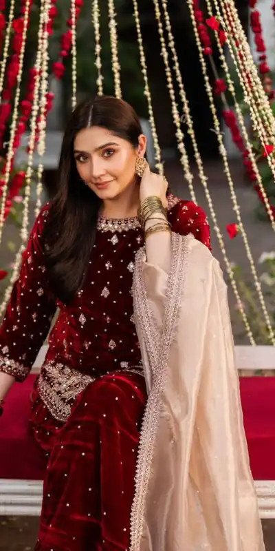 KF 1707 Maroon with Embroidery Work & Lace Work Viscose Velvet Salwar Suit . Introductory Price ₹2399. Delivery 4-6 Working Days. Shop now. | Jump Suits, Straight Suits, Casual Suits, Creative suits, Designer Suits, Palazzo Suits, Party Wear Suits, Patiala Suits, Salwar suit